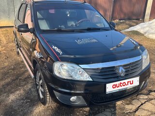2012 Renault Logan I Рестайлинг, чёрный, 550000 рублей, вид 4