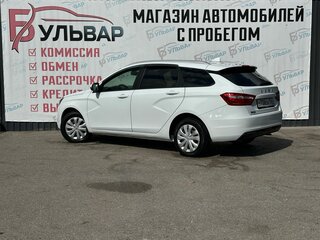 2018 Lada (ВАЗ) Vesta SW I, белый, 890000 рублей, вид 4