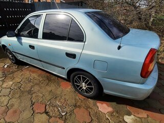 2008 Hyundai Accent ТагАЗ II, голубой, 560000 рублей, вид 4