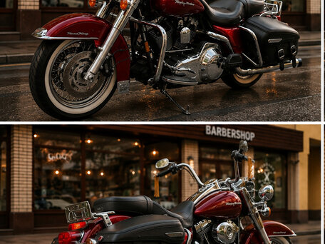 2008 Harley-Davidson Road King, красный, 999999 рублей, вид 4