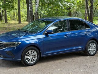 2021 Volkswagen Polo VI, синий, 1800000 рублей, вид 2