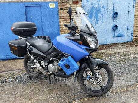 2006 Suzuki V-Strom 1000, синий, 410000 рублей, вид 5