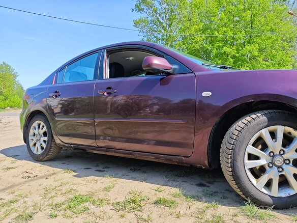 2007 Mazda 3 I (BK) Рестайлинг, красный, 450000 рублей - вид 1
