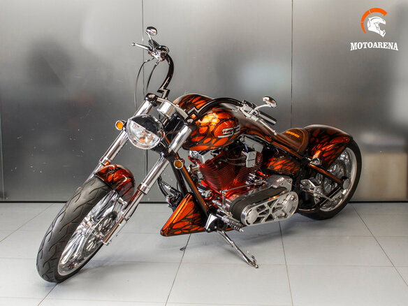 2006 Harley-Davidson Softail Custom, оранжевый, 2619908 рублей - вид 3