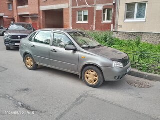2010 Lada (ВАЗ) Kalina I, серый, 180000 рублей, вид 1