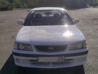 2001 Nissan Sunny B15, белый, 320000 рублей, вид 2