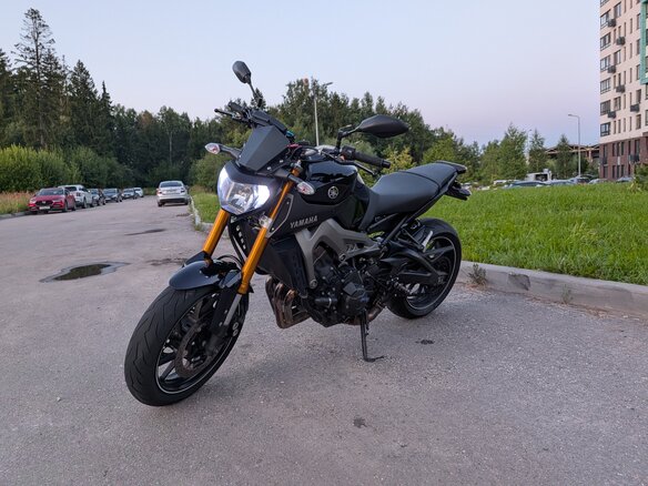 2015 Yamaha MT-09 (FZ-09), фиолетовый, 680000 рублей - вид 8
