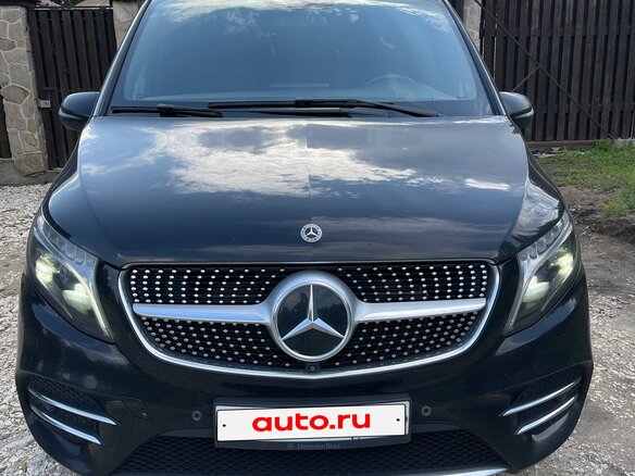2022 Mercedes-Benz V-Класс 300 d длинный III (W447) Рестайлинг, чёрный