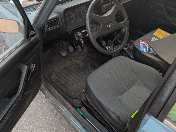 2004 Lada (ВАЗ) 2107, синий, 150000 рублей - вид 5