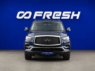 2018 Infiniti QX80 I Рестайлинг 2, синий, 3999333 рублей, вид 3