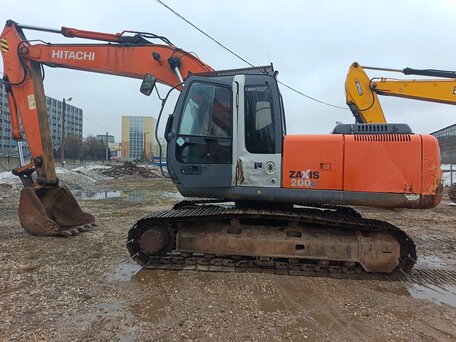 2012 Hitachi ZX200, красный, 3490000 рублей, вид 4