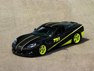 2007 Chevrolet Corvette Z06 C6, чёрный, 6000000 рублей, вид 2