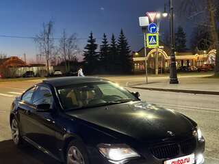 2008 BMW 6 серии 650i II (E63/E64) Рестайлинг, чёрный, 1200000 рублей, вид 1