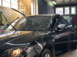2008 Mazda 3 I (BK) Рестайлинг, чёрный, 580000 рублей, вид 2
