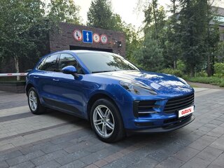 2019 Porsche Macan I Рестайлинг, синий, 3690000 рублей, вид 2