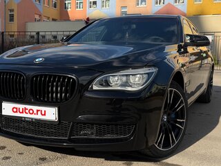 2013 BMW 7 серии 740d xDrive V (F01/F02/F04) Рестайлинг, чёрный, 1930000 рублей, вид 5