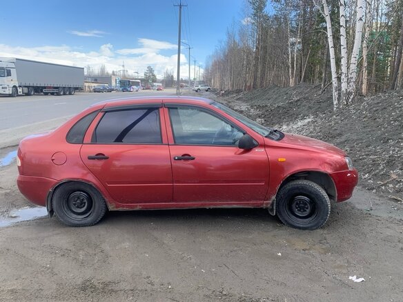 2006 Lada (ВАЗ) Kalina I, красный, 150000 рублей - вид 14