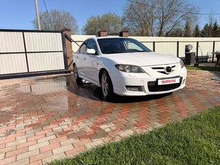 2008 Mazda 3 5-speed I (BK) Рестайлинг, белый, 540000 рублей, вид 3