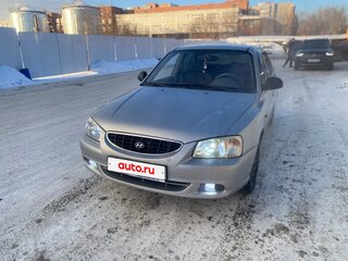 2003 Hyundai Accent ТагАЗ II, серебристый, 212000 рублей, вид 1