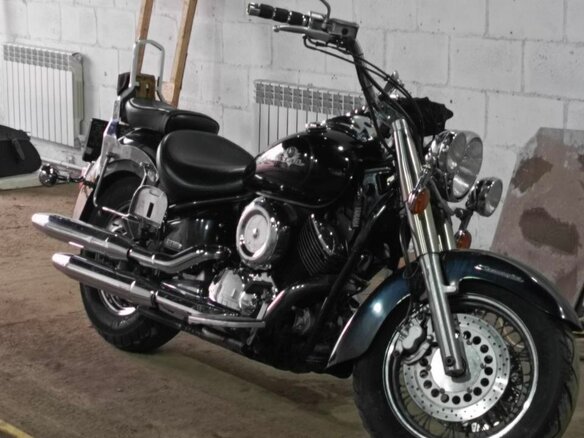 2002 Yamaha XVS1100, чёрный, 460000 рублей - вид 1