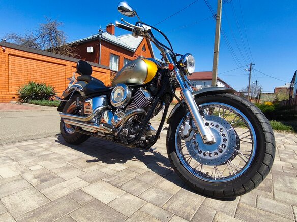 1999 Yamaha XVS1100, золотистый, 620000 рублей - вид 12
