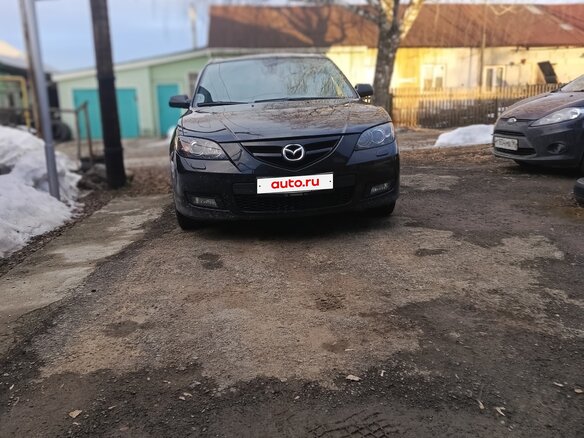 2008 Mazda 3 I (BK) Рестайлинг, чёрный, 470000 рублей