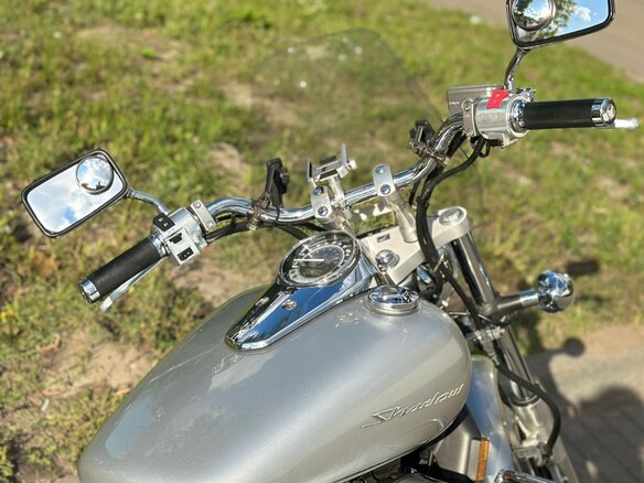2007 Honda Shadow 750, серебристый, 495000 рублей - вид 6
