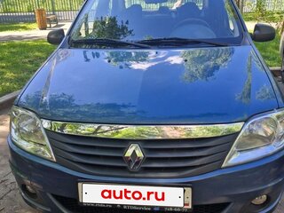 2010 Renault Logan I Рестайлинг, синий, 750000 рублей, вид 2