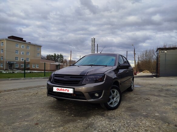 2016 Lada (ВАЗ) Granta I, коричневый, 420000 рублей - вид 2
