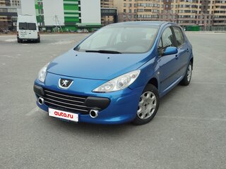 2007 Peugeot 307 I Рестайлинг, синий, 260000 рублей, вид 1