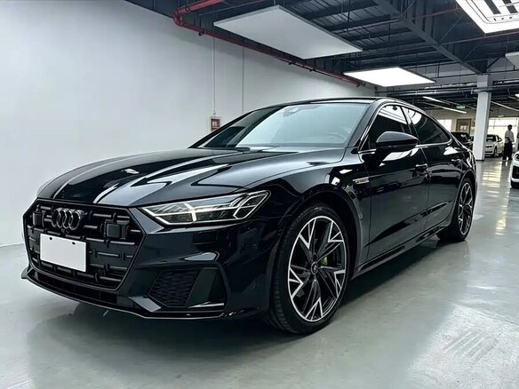 2024 Audi A7 L 45 TFSI II (4K), чёрный, 4655000 рублей