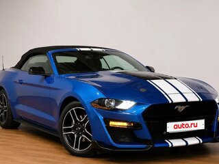 2018 Ford Mustang VI Рестайлинг, синий, 2170000 рублей, вид 3