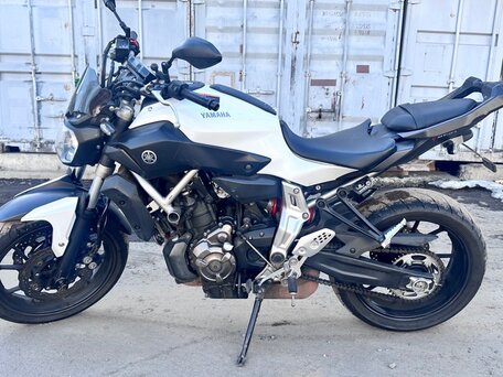 2014 Yamaha MT-07 (FZ-07), белый, 549000 рублей, вид 2