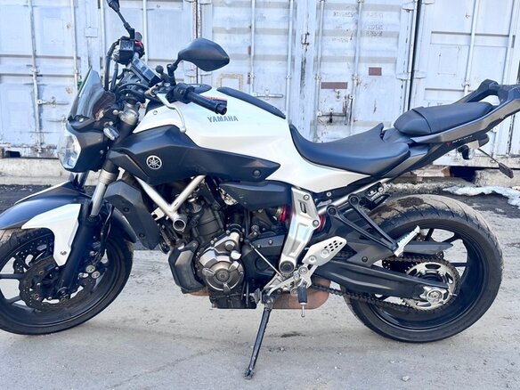 2014 Yamaha MT-07 (FZ-07), белый, 549000 рублей - вид 1