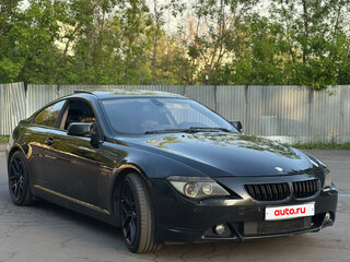 2005 BMW 6 серии 645i II (E63/E64), чёрный, 935000 рублей, вид 3