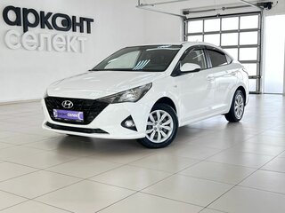2021 Hyundai Solaris II Рестайлинг, белый, 1694000 рублей, вид 1