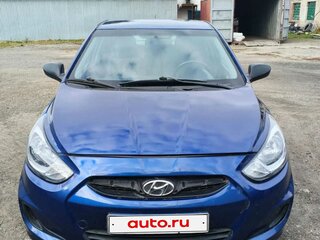 2012 Hyundai Solaris I, синий, 600000 рублей, вид 1