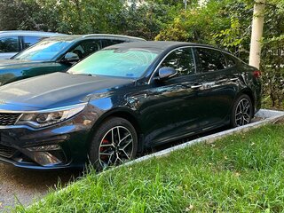 2019 Kia Optima IV Рестайлинг, синий, 2300000 рублей, вид 2