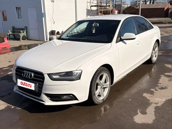 2014 Audi A4 IV (B8) Рестайлинг, белый, 1200000 рублей