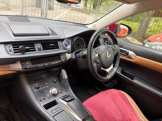 2014 Lexus CT 200h I Рестайлинг, красный, 1350000 рублей, вид 4