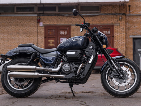 2026 Hyosung GV300S-C, синий, 493850 рублей, вид 4