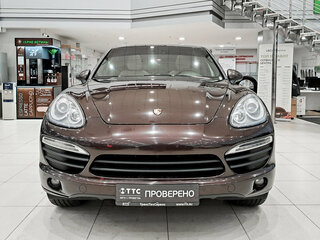 2014 Porsche Cayenne S II (958), коричневый, 2350000 рублей, вид 2