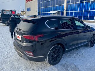 2019 Hyundai Santa Fe IV, чёрный, 3150000 рублей, вид 4