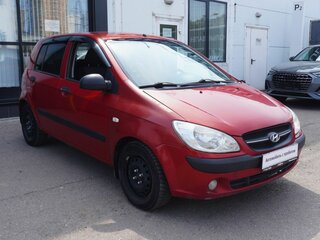 2009 Hyundai Getz I Рестайлинг, красный, 400000 рублей, вид 3