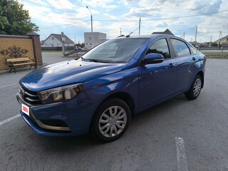 2021 Lada (ВАЗ) Vesta I, синий, 875000 рублей, вид 4