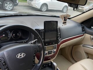 2008 Hyundai Santa Fe II, чёрный, 1300000 рублей, вид 4