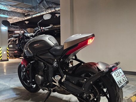 2020 Triumph Trident 660, серый, 650000 рублей, вид 2