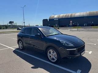 2015 Porsche Cayenne S II Рестайлинг (958), синий, 4050000 рублей, вид 3