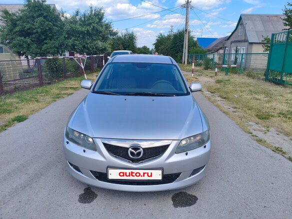 2007 Mazda 6 I (GG) Рестайлинг, серебристый, 379999 рублей