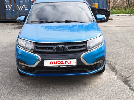 2021 Lada (ВАЗ) Largus I Рестайлинг, синий, 1020000 рублей, вид 2